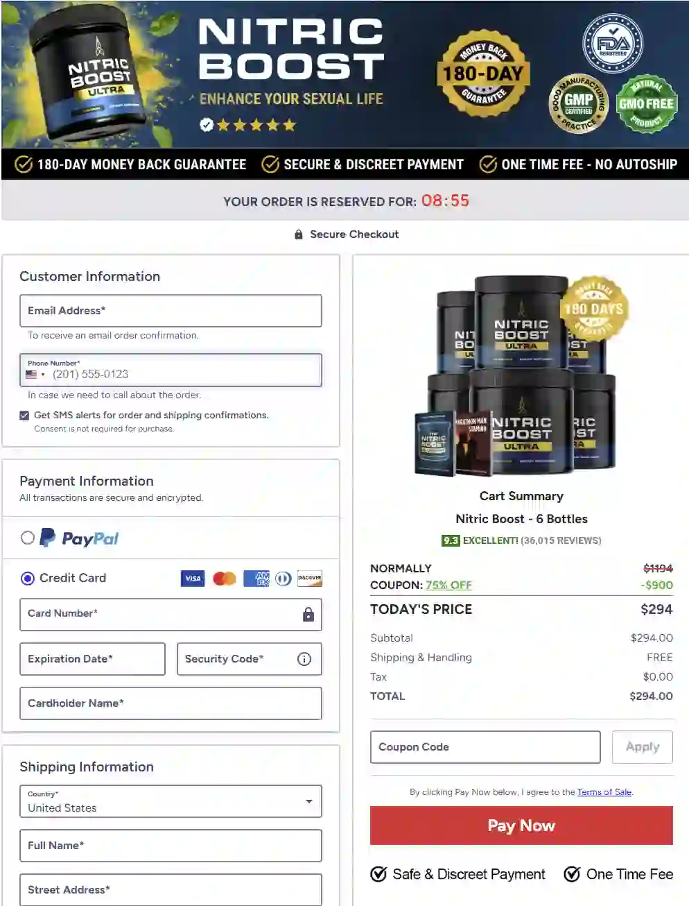 nitric boost ultra order page